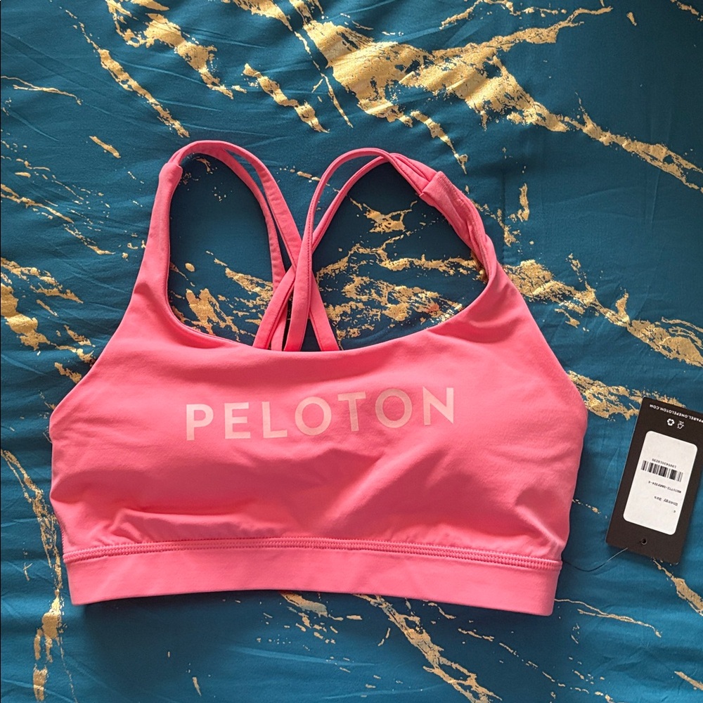 lululemon Peloton Sakura Pink energy sports Bra